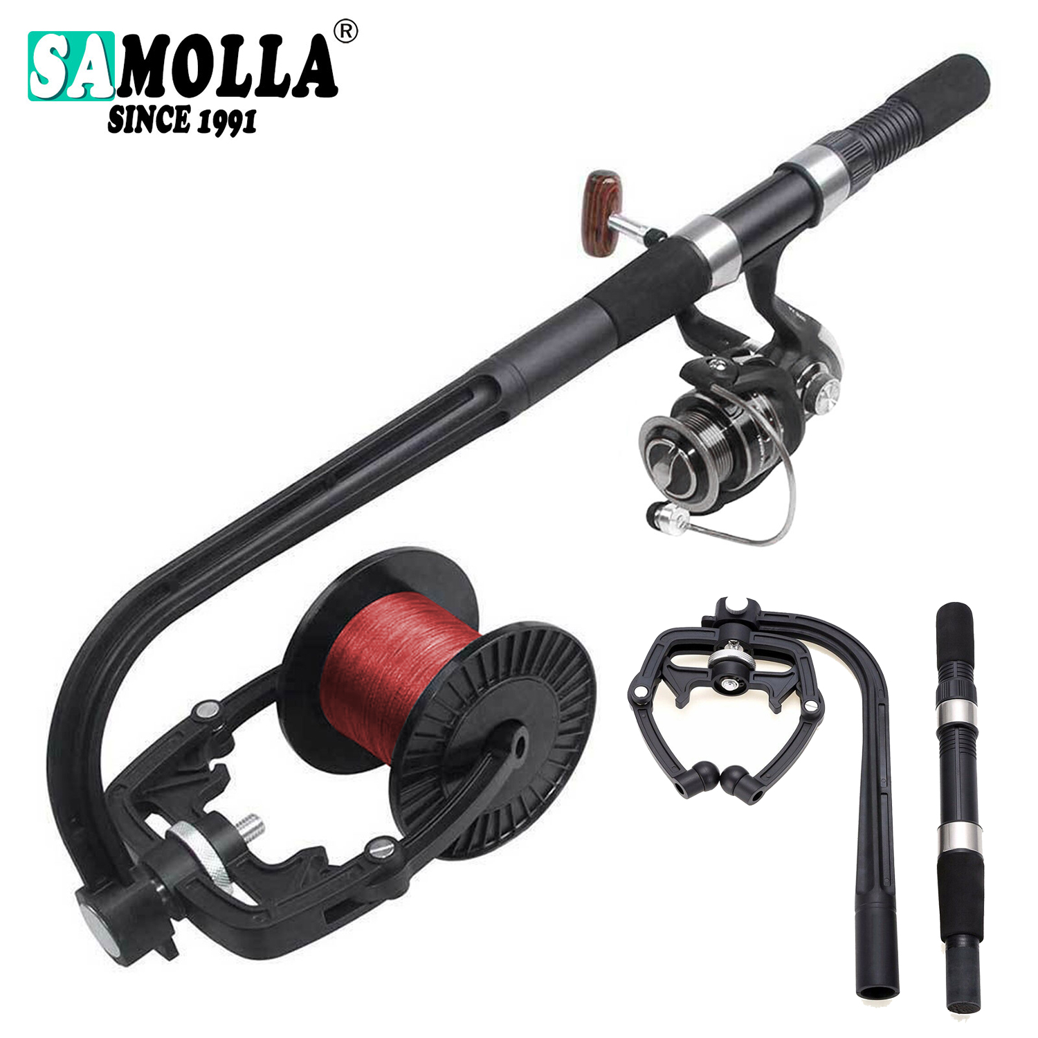 Spincast Reel - بكرة خط صيد محمولة للغزل Baitcasting