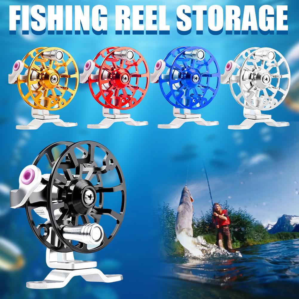 بكرة صيد معدنية صغيرة محمولة،  - مراجعة Ice Fishing Reel وسعره