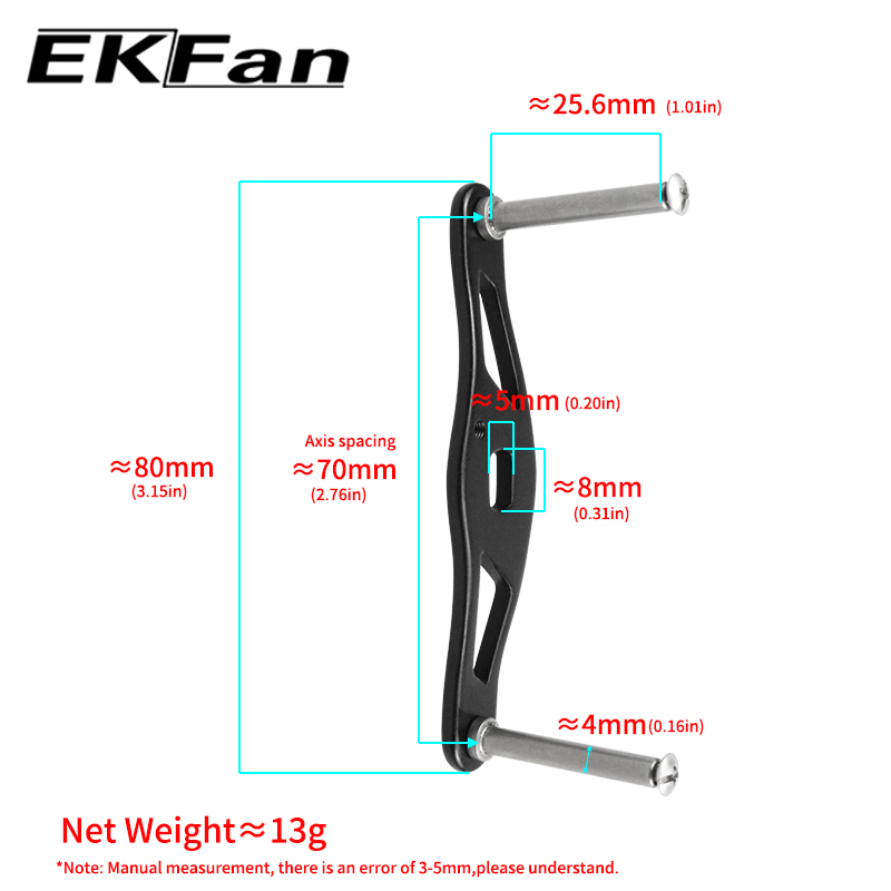 مقبض بكرة صيد EKFan مقاس 80 مم - مراجعة Spincast Reel وسعره